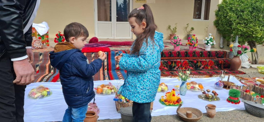 500 ailəlik Xocavənd qəsəbəsində yel çərşənbəsi qeyd edilib