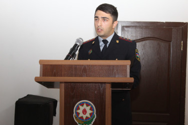 “Narkomaniyaya yox deyək” mövzusunda maarifləndirmə tədbiri keçirilib