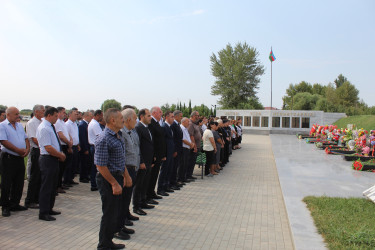 Şəhid Tağıyev Elzamin Eyvaz oğlunun xatirəsi yad edilib.