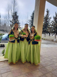 500 ailəlik Xocavənd qəsəbəsində yel çərşənbəsi qeyd edilib