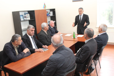 Xocavənd Rayon İcra Hakimiyyətinin başçısı Eyvaz Hüseynovun İmişli rayonunda məskunlaşan rayon sakinləri ilə növbəti səyyar qəbulu keçirilmişdir