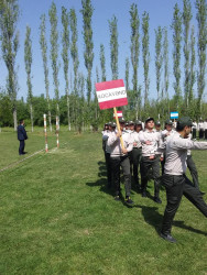 Xocavənd rayon komandası "Şahin" hərbi-idman oyununun regional zona birinciliyində.