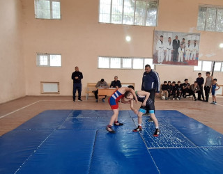 Bədən Tərbiyəsi və İdman Gününə həsr olunmuş güləş yarışı keçirilib