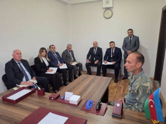 Xocavənd Rayon İcra Hakimiyyətinin başçısı Eyvaz Hüseynov növbəti vətəndaş qəbulu keçirib