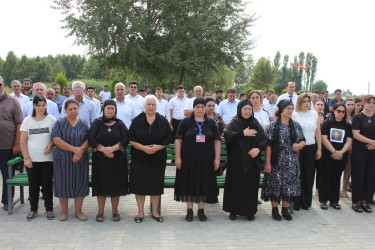 Şəhid Tağıyev Elzamin Eyvaz oğlunun xatirəsi yad edilib.