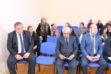 23 oktyabr 2025-ci il tarixdə Rayon İcra Hakimiyyətinin başçısı Eyvaz Hüseynovun 320 ailəlik Xocavənd qəsəbəsinin sakinləri ilə səyyar qəbul-görüşü keçirilib