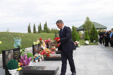 Şəhid Tağıyev Elzamin Eyvaz oğlunun xatirəsi anılıb.
