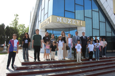 Uşaqların Beyləqan rayonunda yerləşən Bayraq Muzeyinə və Gənclər Mərkəzinə ekskursiyası təşkil edilmişdir