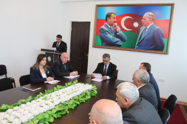 Xocavənd Rayon İcra Hakimiyyətində müşavirə keçirilib