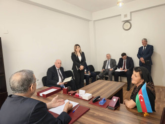 Xocavənd Rayon İcra Hakimiyyətinin Başçısı Eyvaz Hüseynov növbəti vətəndaş qəbulu keçirib