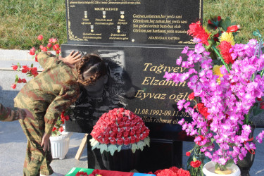 09 noyabr 2025-ci il tarixdə Şəhid Tağıyev Elzamin Eyvaz oğlunun anım günü qeyd edilib