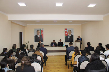 Qaradağlı kənd tam orta ümumtəhsil məktəbində “Narkotikə yox deyək!” mövzusunda geniş maarifləndirici tədbir keçirilmişdir