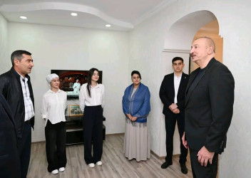 Prezident İlham Əliyev Xocavənd rayonunun Hadrut qəsəbəsində olub
