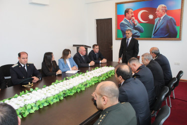 Oktyabrın 1-də prokurorluq işçilərinin peşə bayramı günü münasibətilə Xocavənd Rayon İcra Hakimiyyətində tədbir keçirilib