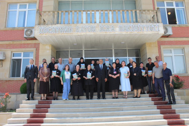Xocavənd rayonu uğrunda gedən döyüşlərdə şəhid olan hərbi qulluqçuların ailələri ilə görüş keçirildi