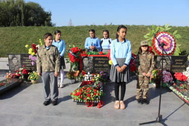 Şəhid Abdullayev Turalın və Şəhid Yusif Əhmədovun xatirəsi yad edilib.