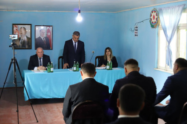 Yeni Xocavənd qəsəbəsində məskunlaşan sakinlərlə növbəti görüş keçirilib