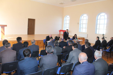 16 aprel 2026-cı il tarixdə 320 ailəlik Xocavənd qəsəbəsində səyyar qəbul keçirilmişdir