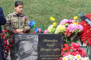 Şəhid Yusif Əhmədovun xatirəsi yad edilmişdir