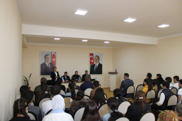 Qaradağlı kənd tam orta ümumtəhsil məktəbində “Narkotikə yox deyək!” mövzusunda geniş maarifləndirici tədbir keçirilmişdir