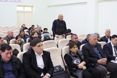 Xocavənd Rayon İcra Hakimiyyəti başçısı Eyvaz Hüseynovun vətəndaşlarla növbəti səyyar qəbulu keçirilmişdir