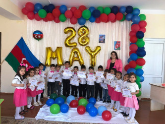 Kuropatkin kənd uşaq bağçasında "28 May–Müstəqillik Günü" münasibətilə tədbir keçirilmişdir