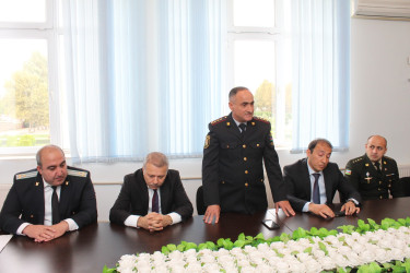 Oktyabrın 1-də prokurorluq işçilərinin peşə bayramı günü münasibətilə Xocavənd Rayon İcra Hakimiyyətində tədbir keçirilib