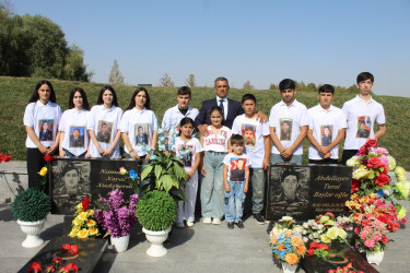 Şəhid Şirxan Quliyevin xatirəsi yad edilib.