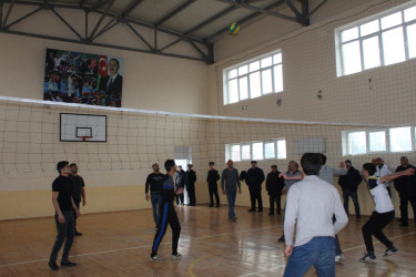 "İşdən sonra aktiv ol" layihəsi  çərçivəsində  voleybol yarışları keçirilir.