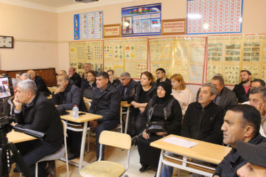4 noyabr 2025-ci il tarixdə Binəqədi rayonunda məskunlaşan rayon sakinləri ilə növbəti səyyar görüş keçirilmişdir