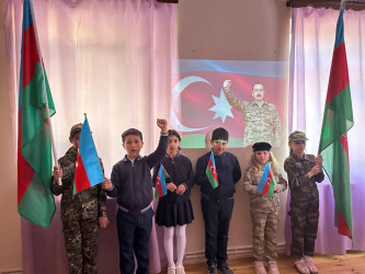 Xocavənd rayon 4 nömrəli tam orta məktəbində "Şanlı Zəfər " adlı tədbir keçirildi.