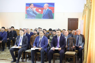 Növbəti səyyar qəbul 500 ailəlik Xocavənd qəsəbəsində olub
