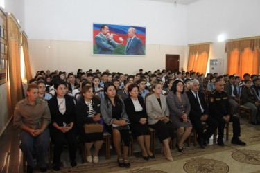 “Narkomaniyaya yox deyək” mövzusunda maarifləndirmə tədbiri keçirilib