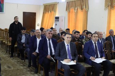 Növbəti səyyar qəbul 500 ailəlik Xocavənd qəsəbəsində olub