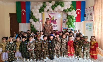 Xocavənd kənd uşaq bağçasında  Zəfər Günü münasibətilə ilə tədbir keçirilib