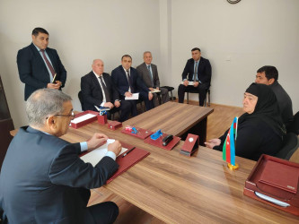 Xocavənd Rayon İcra Hakimiyyətinin Başçısı Eyvaz Hüseynov növbəti vətəndaş qəbulu keçirib