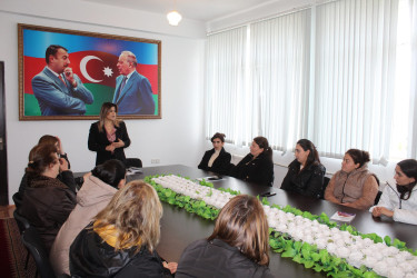  “Məişət zorakılığının doğurduğu fəsadlar” mövzusunda maarifləndirici tədbir keçirilmişdir.