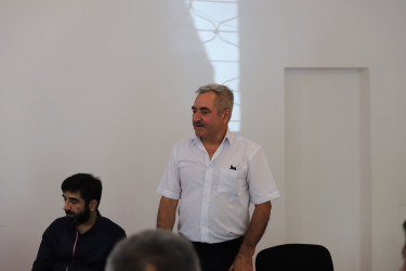 Xocavənd Rayon İcra Hakimiyyətinin başçısı Eyvaz Hüseynovun Bakı şəhəri Nərimanov rayonunda məskunlaşmış rayon sakinləri ilə növbəti səyyar qəbulu keçirilmişdir