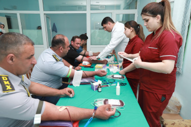 Xocavənd Rayon İcra Hakimiyyəti və Milli Hematologiya və Transfuziologiya Mərkəzinin birgə təşkilatçılığı ilə qanvermə aksiyası keçirilmişdir