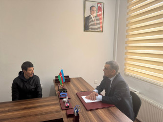 Xocavənd Rayon İcra Hakimiyyətinin başçısı Eyvaz Hüseynov növbəti vətəndaş qəbulu keçirib