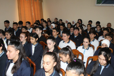 “Narkomaniyaya yox deyək” mövzusunda maarifləndirmə tədbiri keçirilib