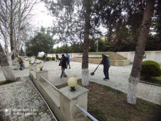 “Şəhərsalma və Memarlıq İli” çərçivəsində növbəti iməcilik keçirilib