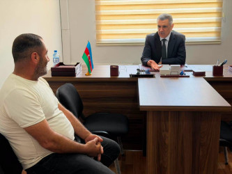 07 iyul 2026-cı il tarixdə Xocavənd Rayon İcra Hakimiyyətinin başçısı Eyvaz Hüseynov vətəndaş qəbulu keçirib