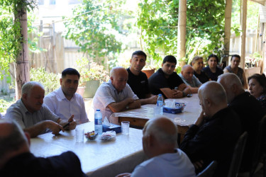 Xocavənd Rayon İcra Hakimiyyətinin başçısı Eyvaz Hüseynovun  Xəzər rayonunda məskunlaşan rayon sakinləri ilə növbəti səyyar qəbulu keçirilmişdir