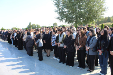 Vətən müharibəsində qəhrəmancasına şəhid olmuş Şəhid Namazov Xəyal Xudaverdi oğlunun anım günü qeyd edilib