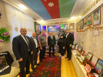 Xocavənd Rayon İcra Hakimiyyətinin əməkdaşları 27 Sentyabr Anım Günü münasibətilə şəhid ailələrini ziyarət ediblər