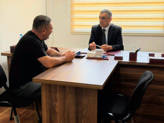 07 iyul 2026-cı il tarixdə Xocavənd Rayon İcra Hakimiyyətinin başçısı Eyvaz Hüseynov vətəndaş qəbulu keçirib