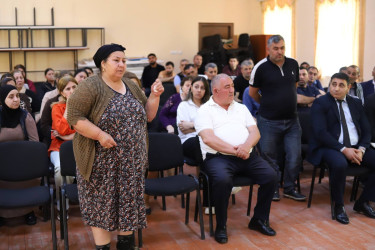 Ağcabədi rayonunda növbəti səyyar qəbul keçirilmişdir