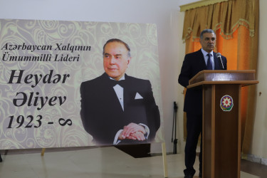 Xocavənddə Ulu Öndər Heydər Əliyevin anadan olmasının 103 illiyinə həsr olunmuş tədbir keçirilib