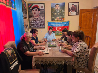 27 Sentyabr - Anım Günü ərəfəsində Şəhidlərin ailələri ziyarət edilir